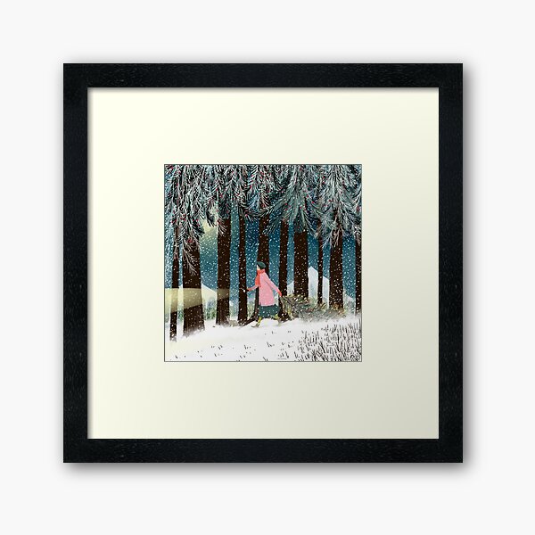 The Extreme Wreather at Night Framed Art Print