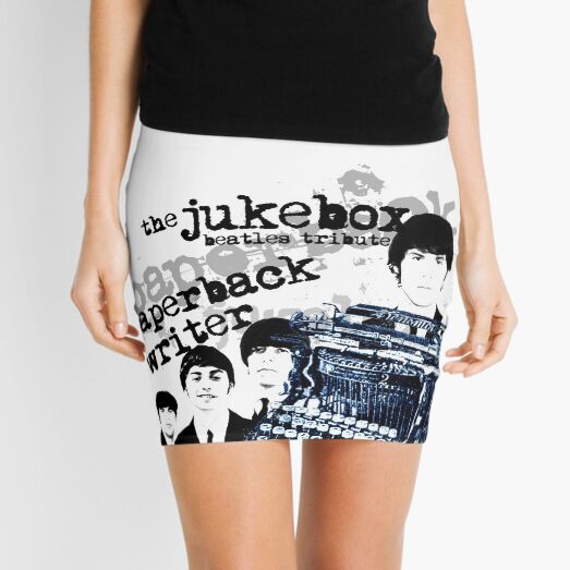 Jukebox Paper Back Writer Mini Skirt