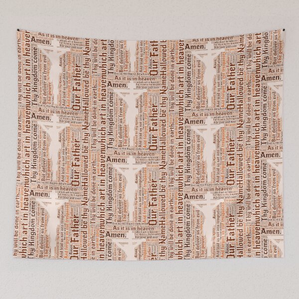 Item preview, Lord's Prayer - English - Brown/Beige designed and sold by HeckaDoodleDo.