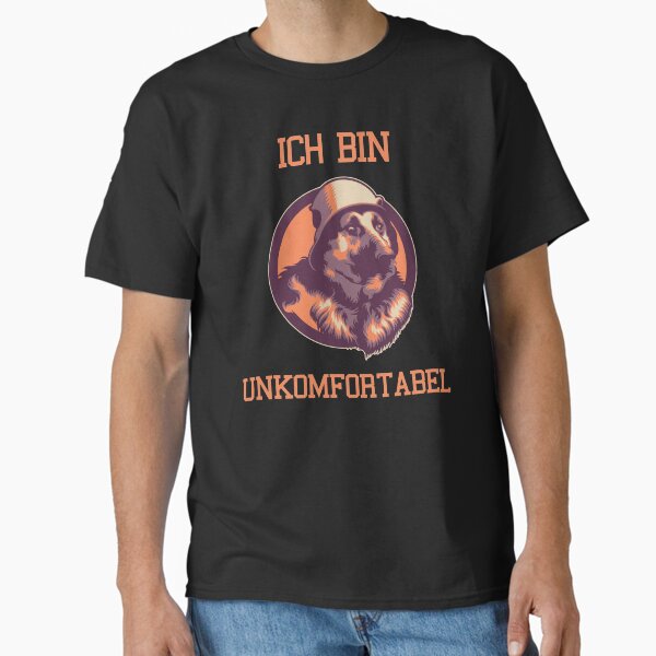 Item preview, Ich bin Unkomfortabel German Shepherd Meme T-Shirt designed and sold by FinestMeme.