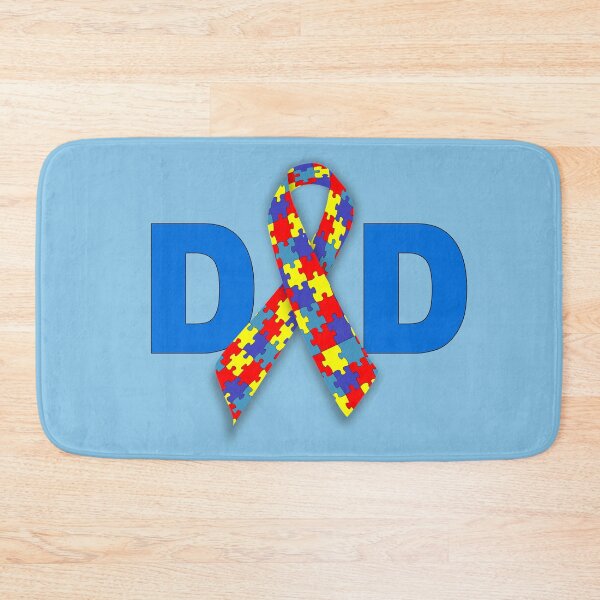 Item preview, Dad Autism Awareness Ribbon  designed and sold by AnJAutismWorld.