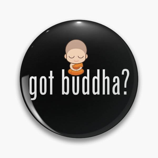 Item preview, Got Buddha? Meditating Monk Quote T-Shirt designed and sold by cosfrog.