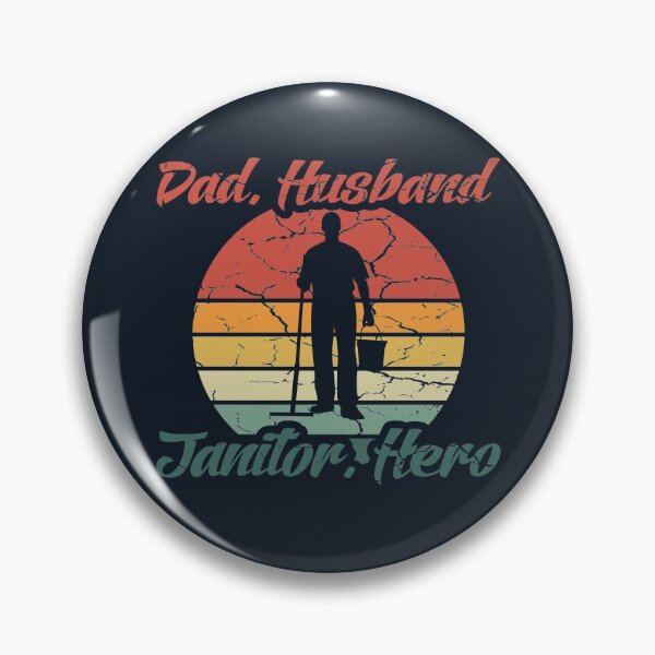 Item preview, Dad, Husband, Janitor Hero Father's Day Gift designed and sold by Dan66.