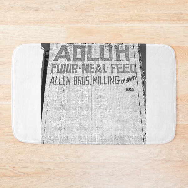 Item preview, Home Of Adluh Flour Meal Feed Mill Columbia South Carolina Black And White designed and sold by LisaWootenPhoto.