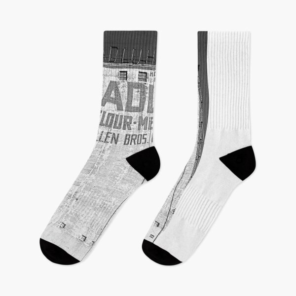 Item preview, Home Of Adluh Flour Meal Feed Mill Columbia South Carolina Black And White designed and sold by LisaWootenPhoto.