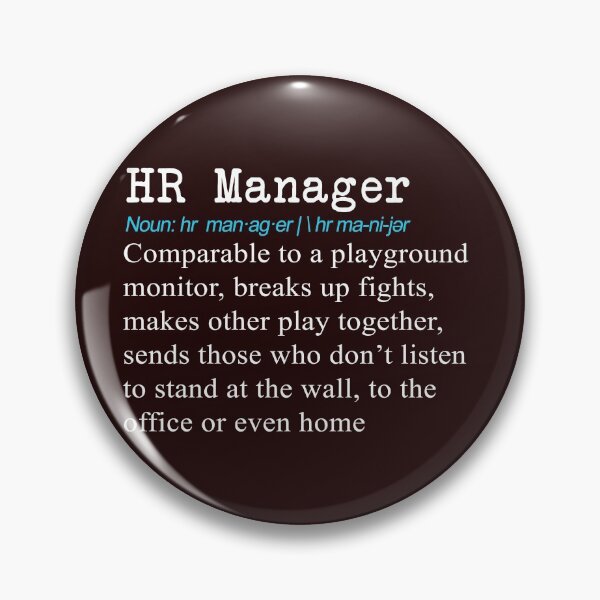 Item preview, Funny HR Manager Definition Gift Design designed and sold by LGamble12345.