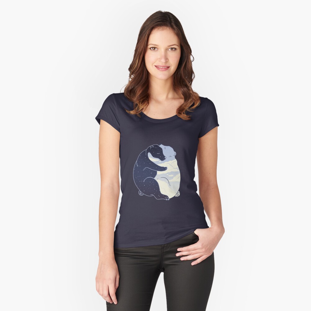 Item preview, Fitted Scoop T-Shirt designed and sold by beesants.