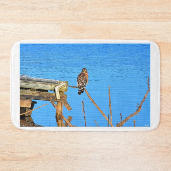 Item preview, Red Shouldered Hawk On Lake Murray South Carolina designed and sold by LisaWootenPhoto.