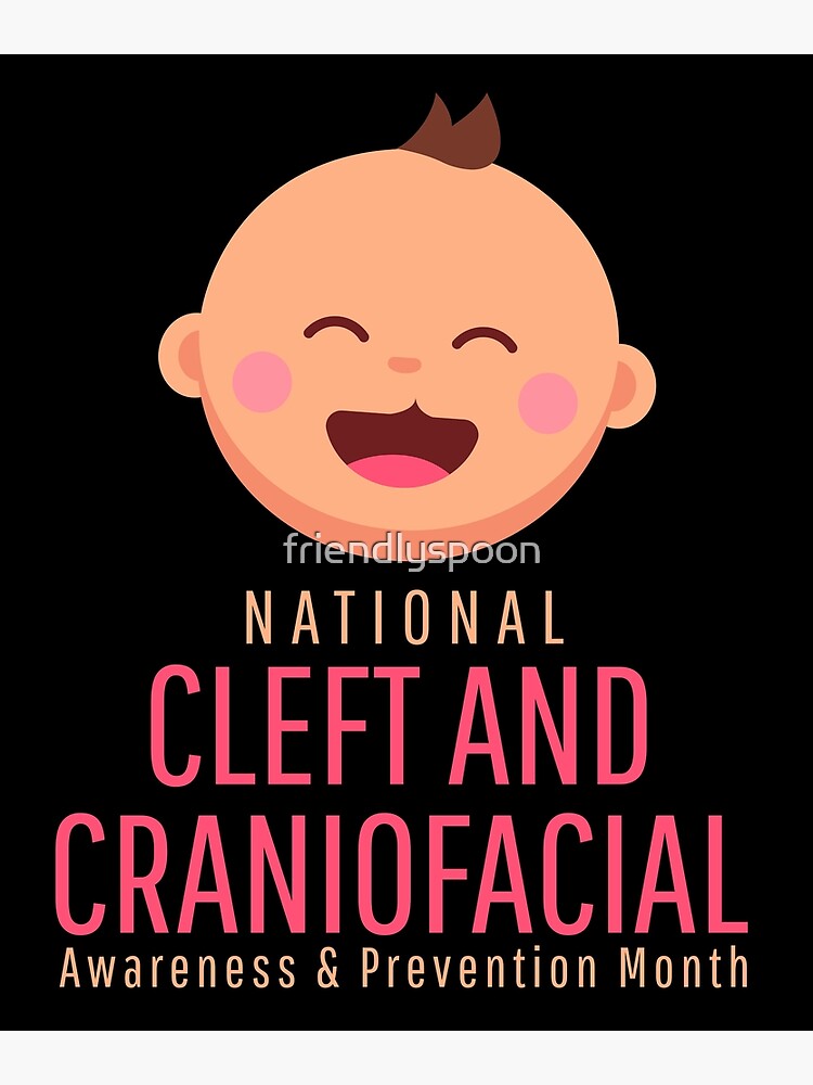 "National Cleft and Craniofacial Awareness & Prevention Month" Poster