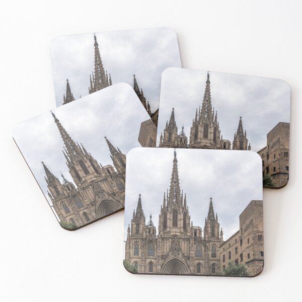 Item preview, Facade of Barcelona Cathedral designed and sold by lena-maximova.
