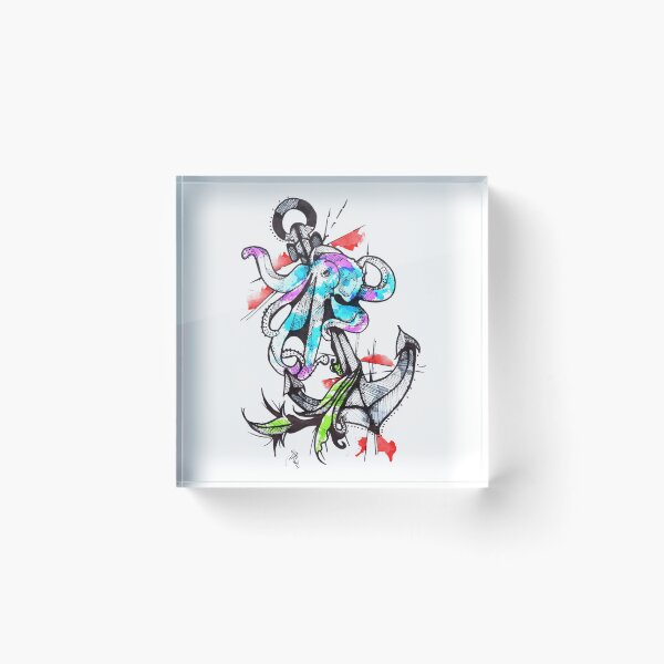 Item preview, La Pieuvre - Inked designed and sold by MareveDesign.
