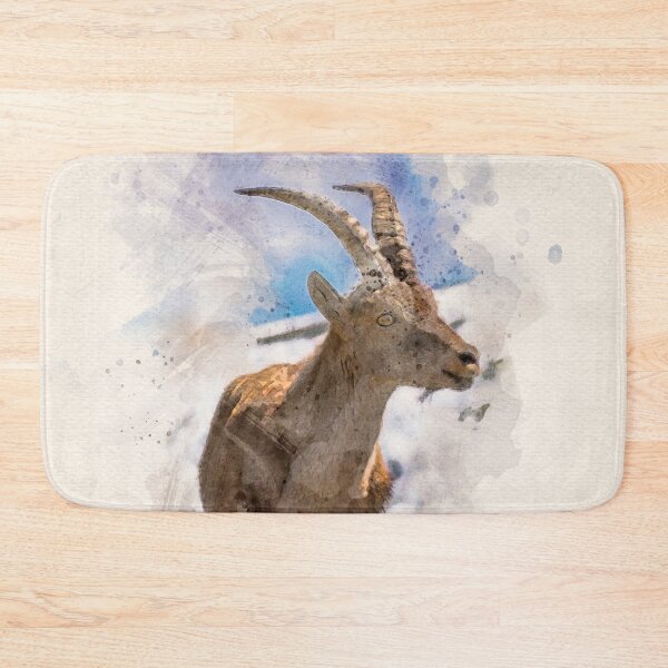Item preview, Young Ibex Watercolor designed and sold by lugamor.