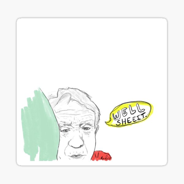 A Quarantined Leslie Jordan Sticker