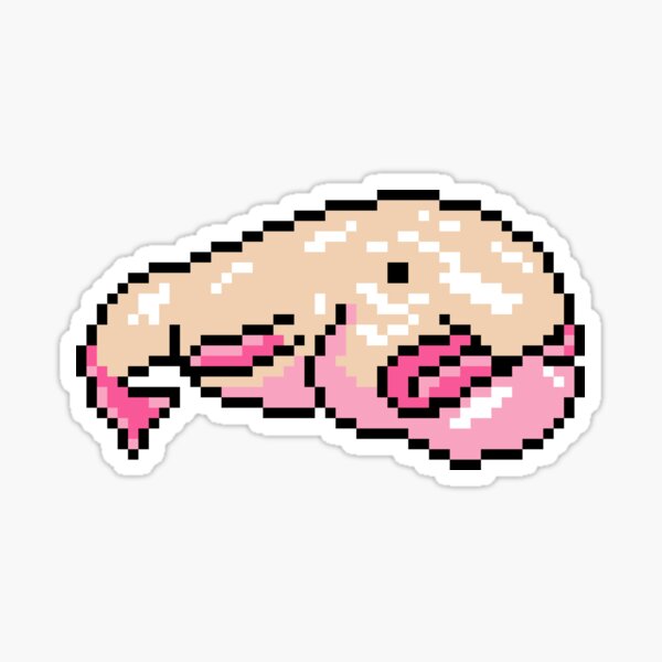 Pixel Art Blob Fish