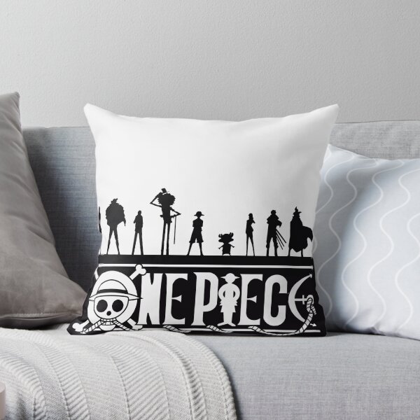 One Piece Nakamas Throw Pillow