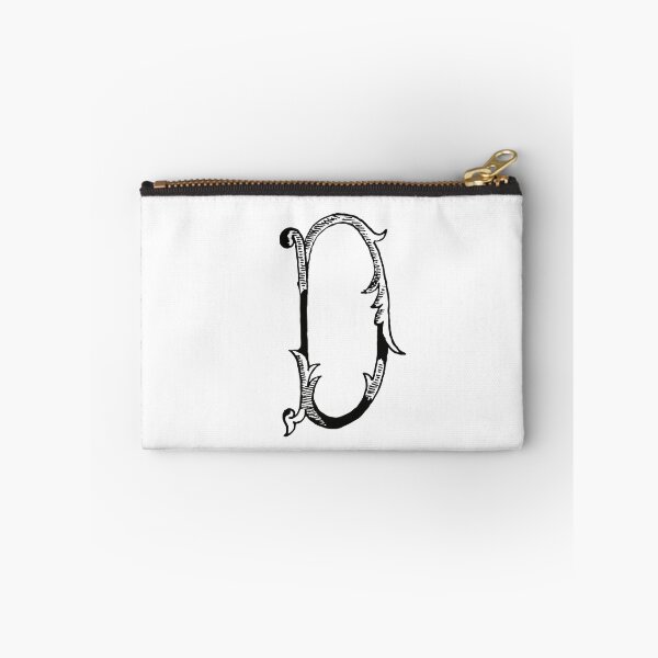 Item preview, Antique Black and White Monogram D designed and sold by Vintage-TM.