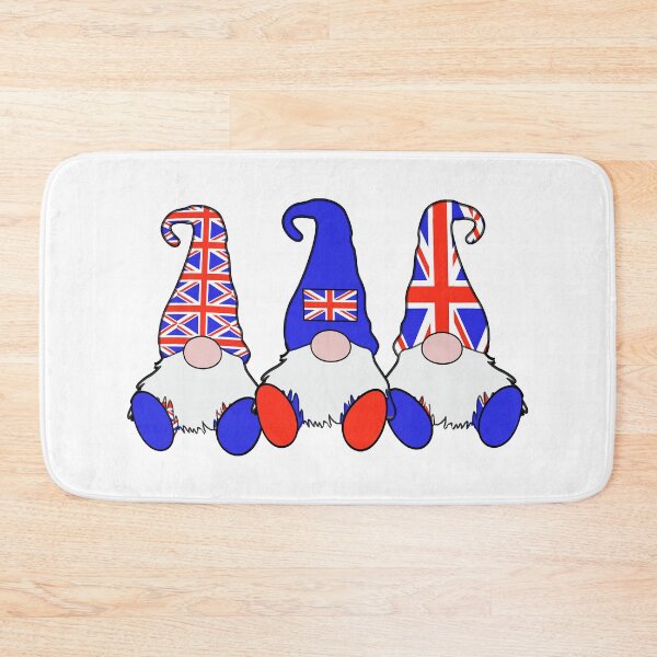 Item preview, 3 British Gnomes England British Flag Cute Union Jack  designed and sold by funnytshirtemp.
