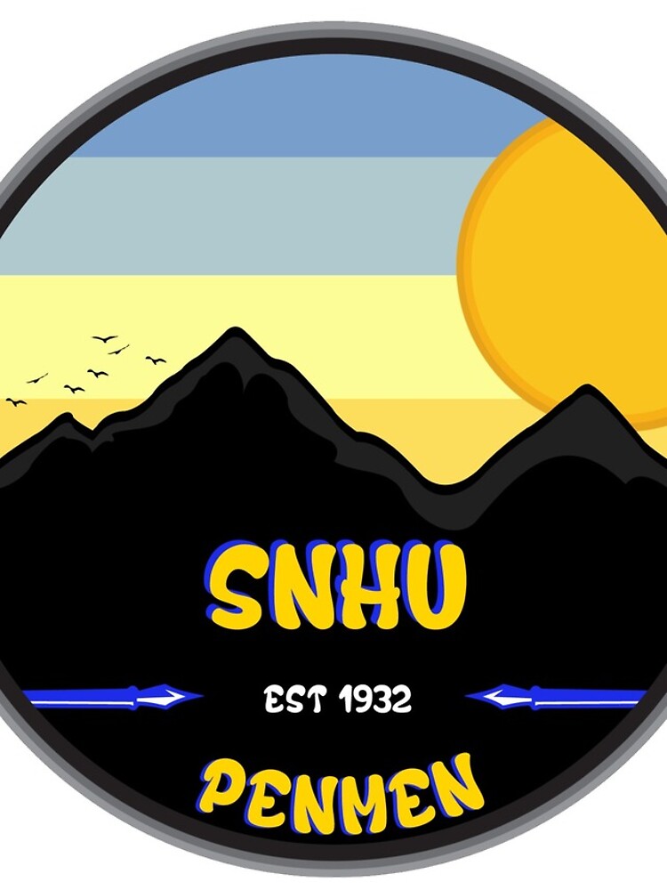 Snhu Penmen Iphone Case And Cover By Cpd4 Redbubble