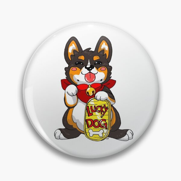 Item preview, Lucky Dog Corgi designed and sold by tanichan.
