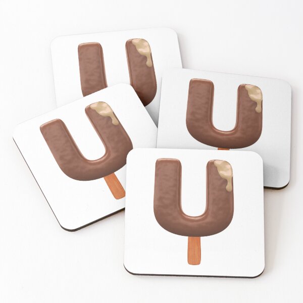 Item preview, U Ice Cream U Letter 3d Alphabet Chocolate designed and sold by HelloFromAja.