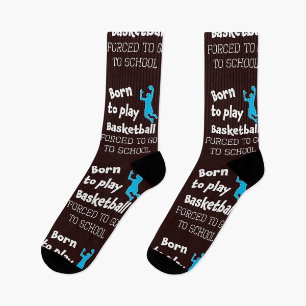Item preview, Funny Born to do Basketball Forced to Go To School Boys Gift designed and sold by LGamble12345.