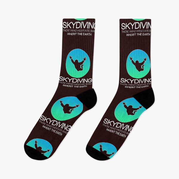 Item preview, Funny Hesitate and Inherit the Earth Skydive Gift Design designed and sold by LGamble12345.