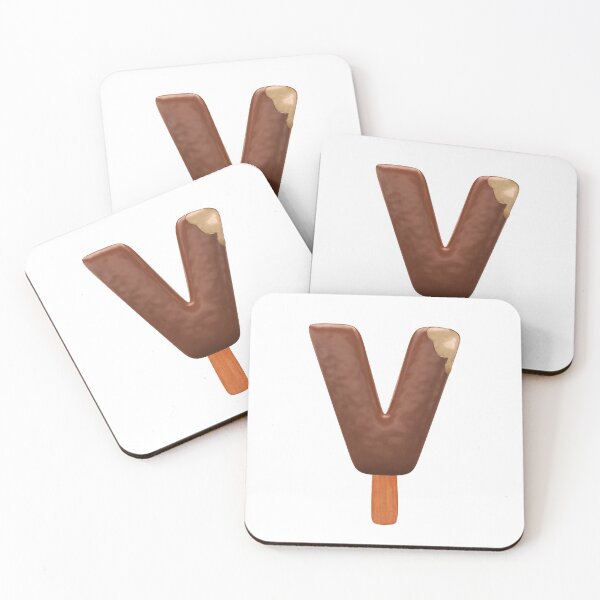 Item preview, V Ice Cream V Letter 3d Alphabet Chocolate designed and sold by HelloFromAja.