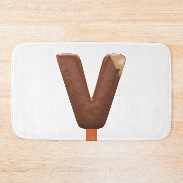 Item preview, V Ice Cream V Letter 3d Alphabet Chocolate designed and sold by HelloFromAja.