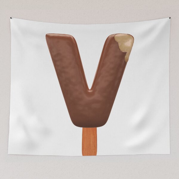 Item preview, V Ice Cream V Letter 3d Alphabet Chocolate designed and sold by HelloFromAja.