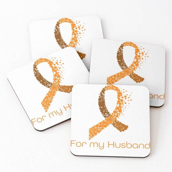 Item preview, Mask of Multiple Sclerosis (MS) awareness ribbon - I'm supporting you my Husband designed and sold by MustaFighter.