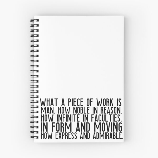 Item preview, What a Piece of Work is Man: Hamlet Speech by Shakespeare designed and sold by kierkegaard.