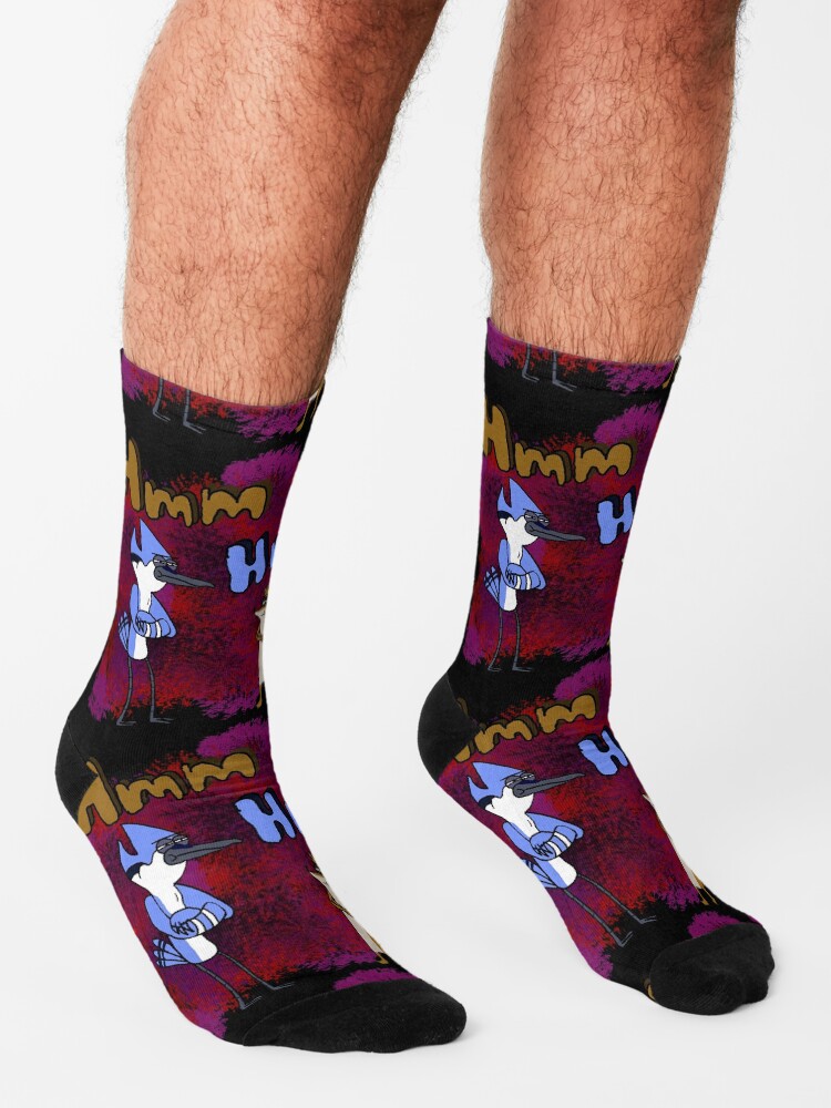 Alternate view of Hmm Hmm Regular Show Socks