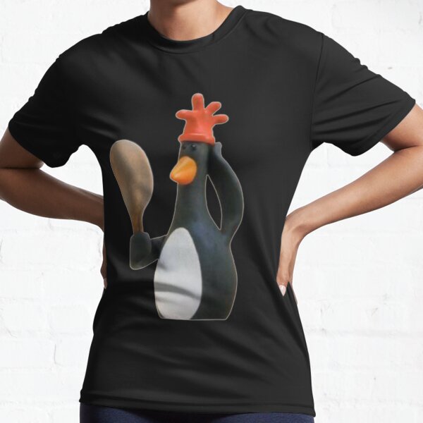 Wallace and gromit Feathers McGraw penguin Active T-Shirt