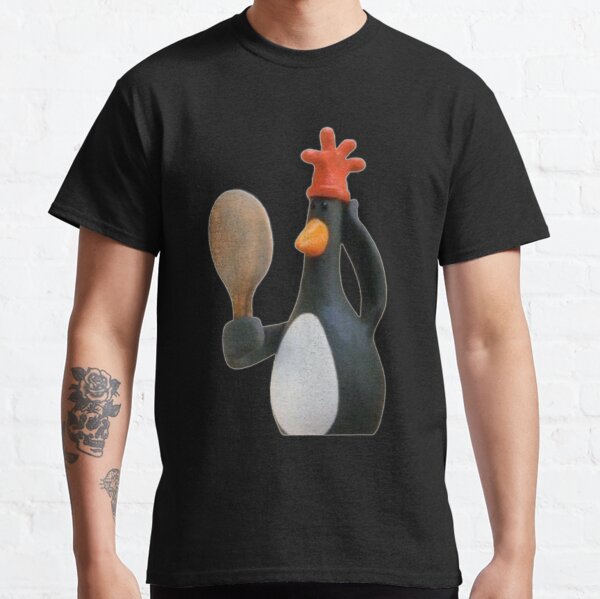 Wallace and gromit Feathers McGraw penguin Classic T-Shirt