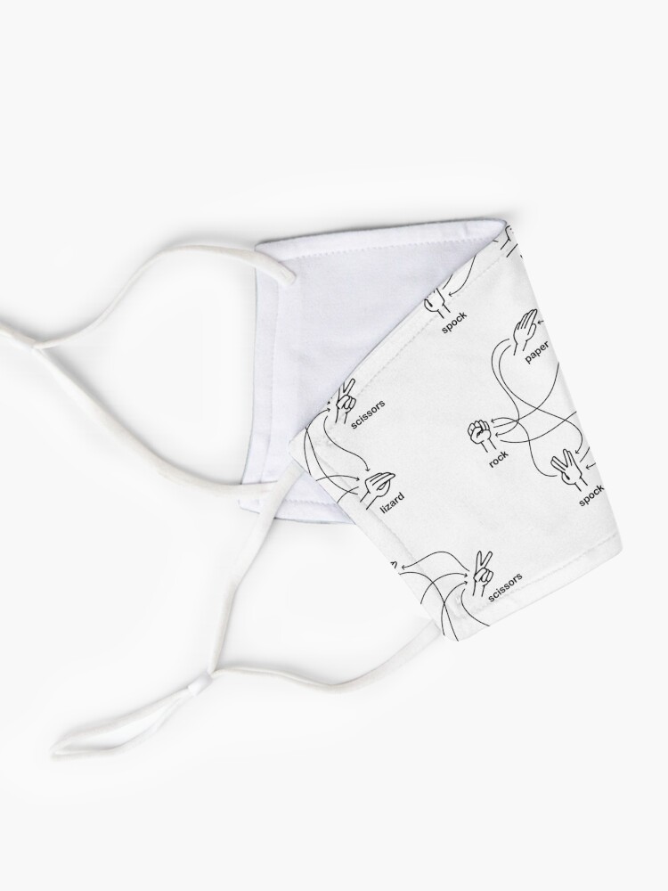 Alternate view of Rock Paper Scissors Lizard Spock Mask