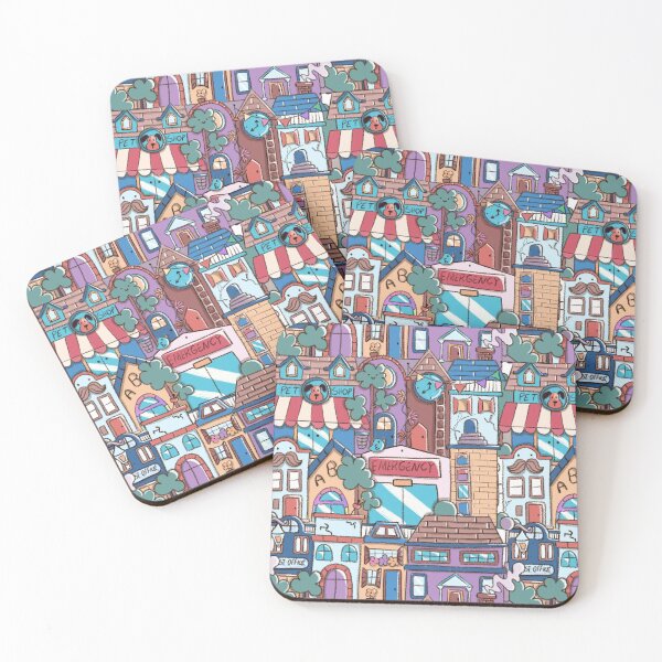 Item preview, Happy Town Pattern designed and sold by LOR.