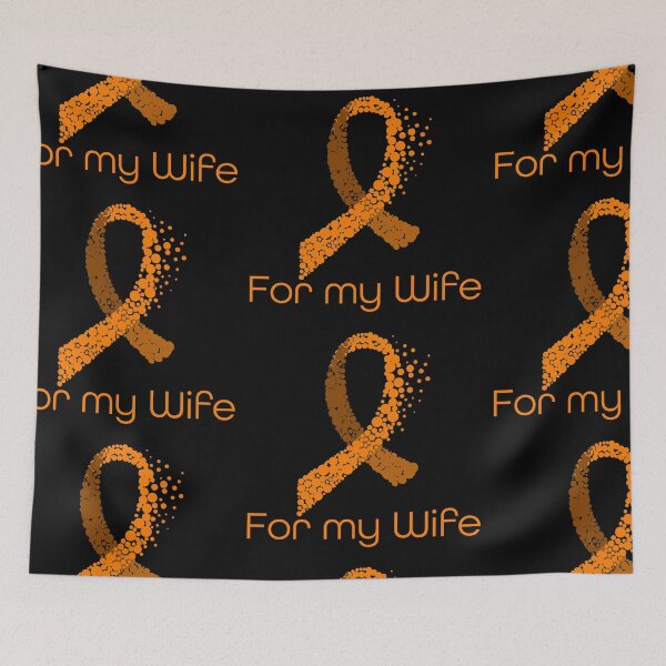 Item preview, Multiple Sclerosis (MS) awareness ribbon - I'm supporting you my Wife designed and sold by MustaFighter.
