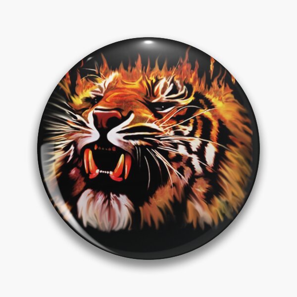 Item preview, Fire Power Tiger designed and sold by BluedarkArt.