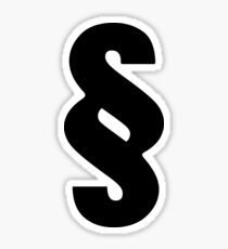 Black and White Paragraph Sticker