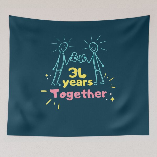Item preview, 34th year anniversary wedding gifts for couple ,mr and ms, wife,  lovers, valentine day. designed and sold by mustafatolba16.