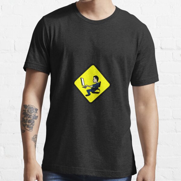 Item preview, Nice Coding man t-shirt designed and sold by Oussluka.