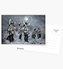 Winter Solstice Dance Postcards