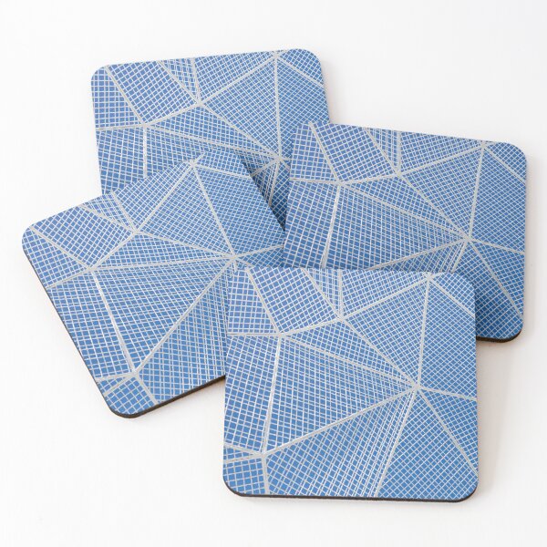 Item preview, equilibrio artístico de textura blanca y azul designed and sold by rashadat.