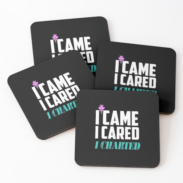 Item preview, I Came I Cared I Charted: Funny Humorous Sayings For Nurse Gifts Idea designed and sold by cutitoutsir.