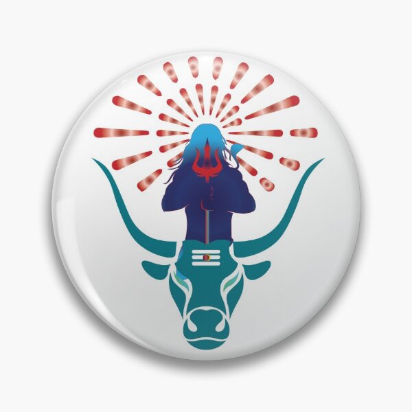 Item preview, lord shiva with his bull and trishul  designed and sold by KARTICK DUTTA.