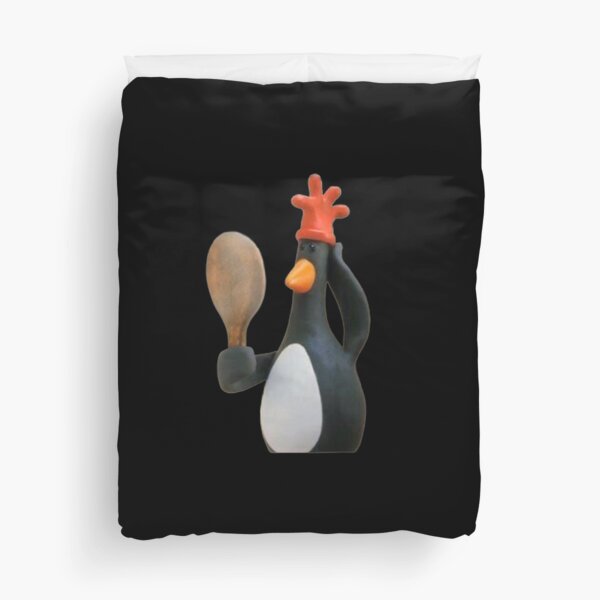 Wallace and gromit Feathers McGraw penguin Duvet Cover