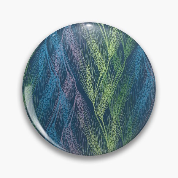 Item preview, Wheat ears lacy seamless pattern blue green lilac. Wild herbs. Wild life designed and sold by Yulia Chepurova.