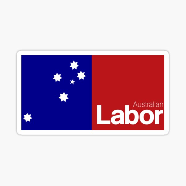 Australian Labor Party Logo Sticker For Sale By Spacestuffplus