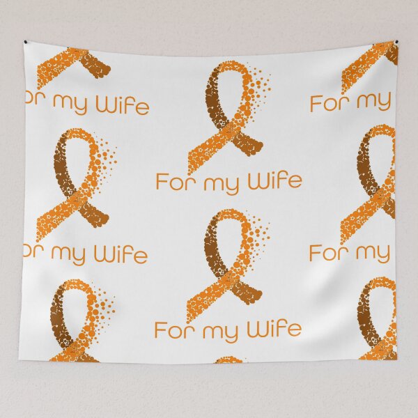 Item preview, Mask of Multiple Sclerosis (MS) awareness ribbon - I'm supporting you my Wife designed and sold by MustaFighter.