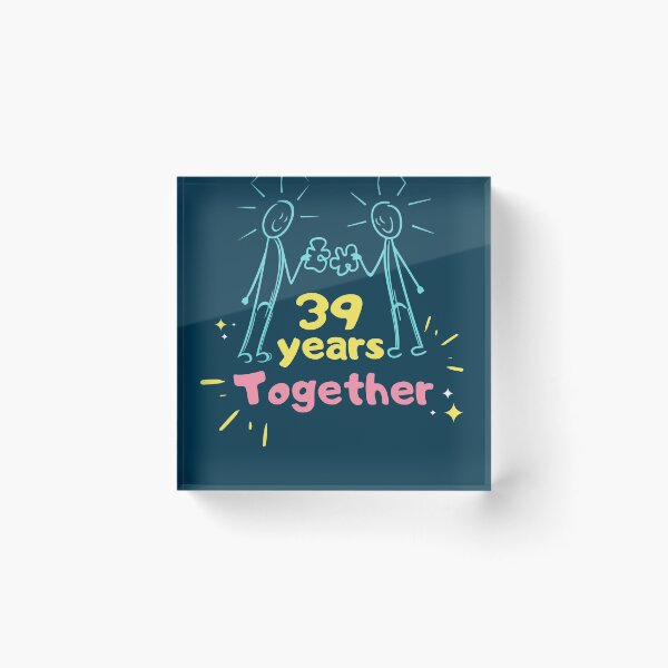Item preview, 39th year anniversary wedding gifts for couple ,mr and ms, wife,  lovers, valentine day. designed and sold by mustafatolba16.